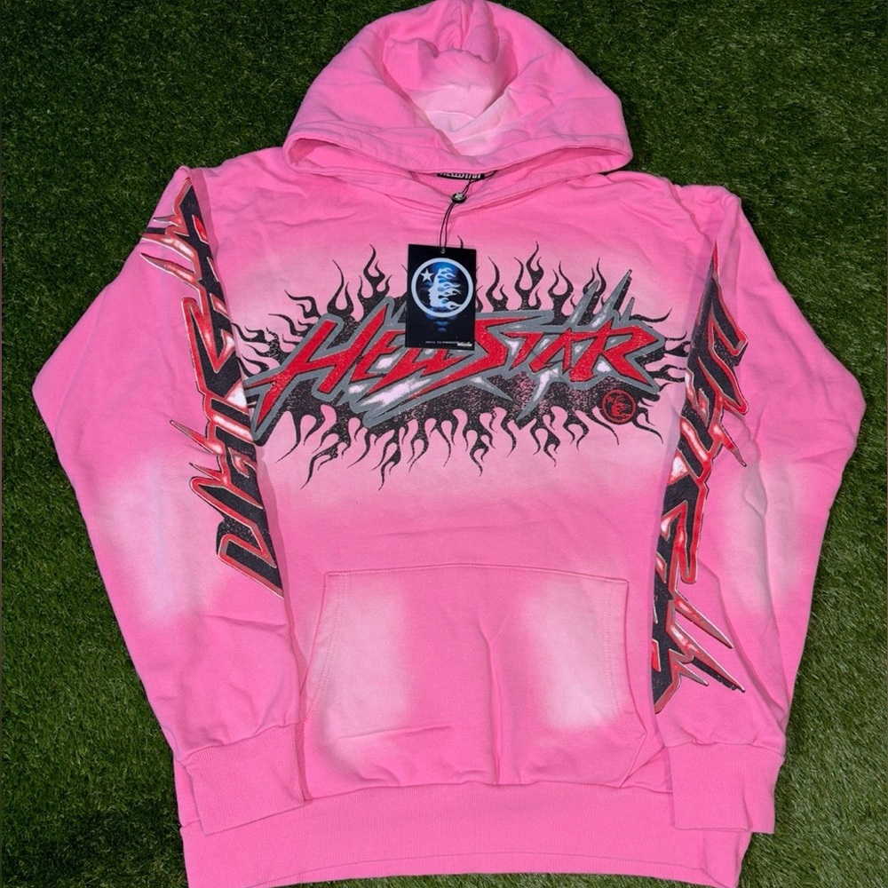 Hellstar Brainwashed hoodie Pink